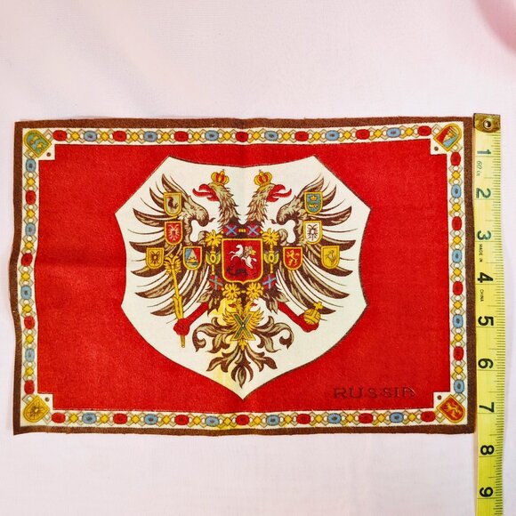 Vintage Felt Tobacco Premium – Imperial Russia Coat of Arms 7x10 Cigar Giveaway - Picture 1 of 4